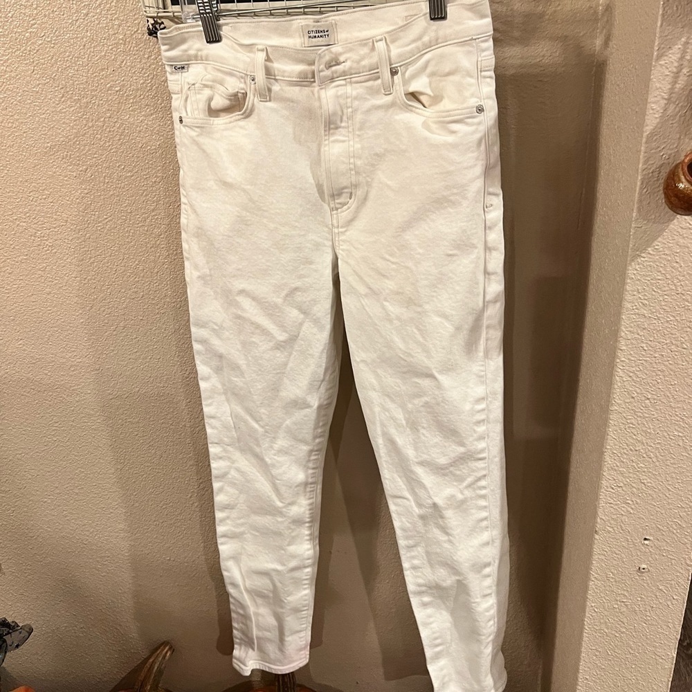 Citizens of Humanity White Denim Olivia Jeans